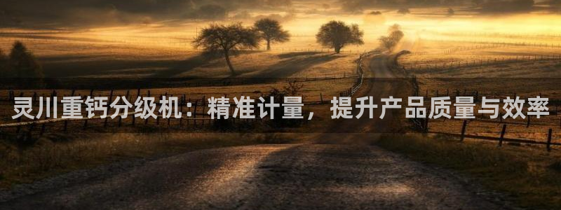 威九国际78m：灵川重钙分级机：精准计量，提升产品质量与效率