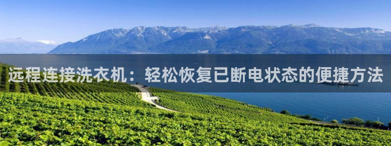 威九国际v8：远程连接洗衣机：轻松恢复已断电状态的便捷方法
