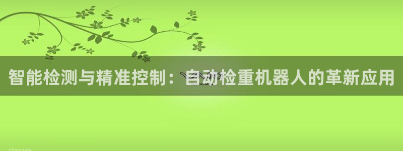 78mapp威九国际媒体央视：智能检测与精准控制：自动检重机