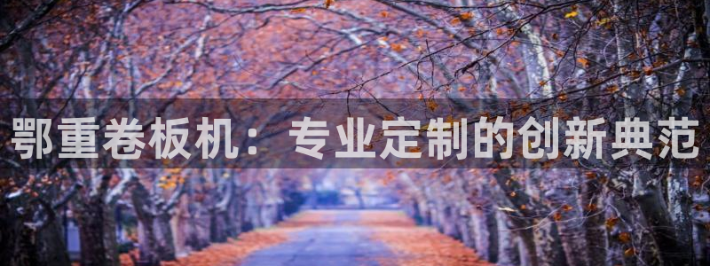 威九国际人民网：鄂重卷板机：专业定制的创新典范