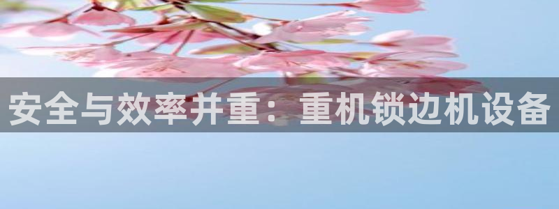 威九国际免费：安全与效率并重：重机锁边机设备